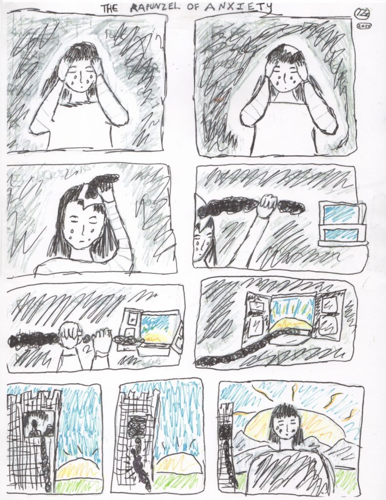 Repunzel of anxiety comic