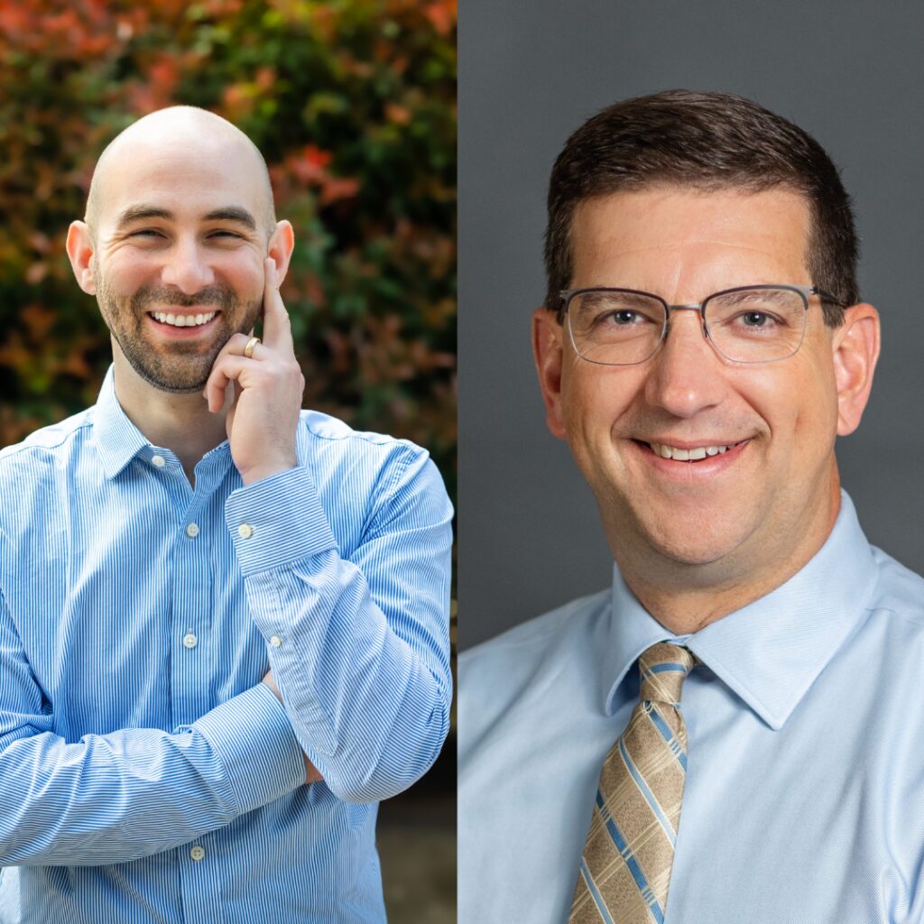 Justin Hughes and Dr Ted Witzig, Jr