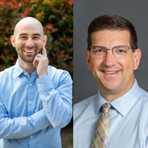 Justin Hughes and Dr Ted Witzig, Jr